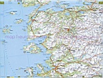Автомобильная карта Европы. Атлас автомобильных дорог Европы на общей карте, I7 - 
